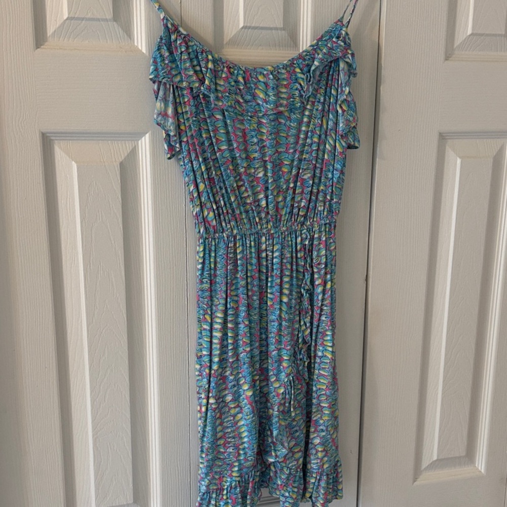 Multicolor Lilly Pulitzer Ruffle Strap Dress